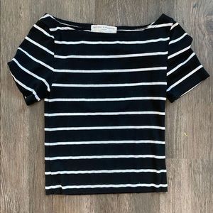 Boat Neck Crop Top